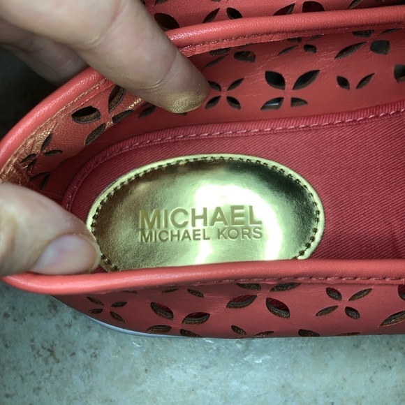 MICHEAL Micheal Kors Pink Spring Step Tulisa Slip On Shoes Size 8.5 - Picture 7 of 7